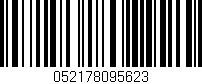 Código de barras (EAN, GTIN, SKU, ISBN): '052178095623'