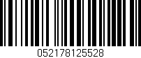 Código de barras (EAN, GTIN, SKU, ISBN): '052178125528'