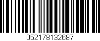 Código de barras (EAN, GTIN, SKU, ISBN): '052178132687'
