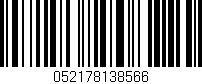 Código de barras (EAN, GTIN, SKU, ISBN): '052178138566'