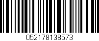 Código de barras (EAN, GTIN, SKU, ISBN): '052178138573'
