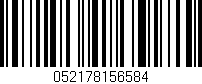 Código de barras (EAN, GTIN, SKU, ISBN): '052178156584'