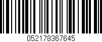 Código de barras (EAN, GTIN, SKU, ISBN): '052178367645'
