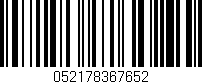 Código de barras (EAN, GTIN, SKU, ISBN): '052178367652'
