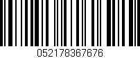 Código de barras (EAN, GTIN, SKU, ISBN): '052178367676'
