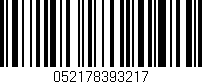 Código de barras (EAN, GTIN, SKU, ISBN): '052178393217'