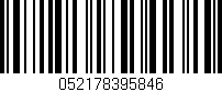 Código de barras (EAN, GTIN, SKU, ISBN): '052178395846'