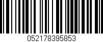 Código de barras (EAN, GTIN, SKU, ISBN): '052178395853'