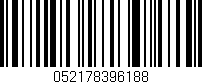 Código de barras (EAN, GTIN, SKU, ISBN): '052178396188'