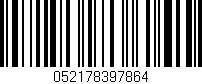 Código de barras (EAN, GTIN, SKU, ISBN): '052178397864'