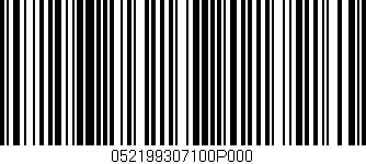 Código de barras (EAN, GTIN, SKU, ISBN): '052199307100P000'