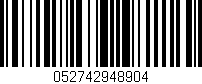 Código de barras (EAN, GTIN, SKU, ISBN): '052742948904'
