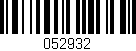Código de barras (EAN, GTIN, SKU, ISBN): '052932'