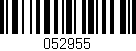 Código de barras (EAN, GTIN, SKU, ISBN): '052955'