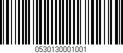 Código de barras (EAN, GTIN, SKU, ISBN): '0530130001001'
