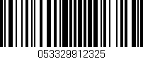 Código de barras (EAN, GTIN, SKU, ISBN): '053329912325'
