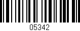 Código de barras (EAN, GTIN, SKU, ISBN): '05342'