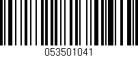 Código de barras (EAN, GTIN, SKU, ISBN): '053501041'