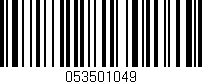 Código de barras (EAN, GTIN, SKU, ISBN): '053501049'