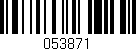 Código de barras (EAN, GTIN, SKU, ISBN): '053871'