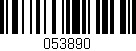 Código de barras (EAN, GTIN, SKU, ISBN): '053890'