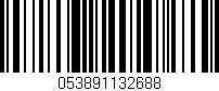 Código de barras (EAN, GTIN, SKU, ISBN): '053891132688'
