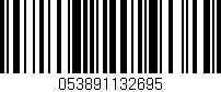 Código de barras (EAN, GTIN, SKU, ISBN): '053891132695'