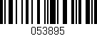Código de barras (EAN, GTIN, SKU, ISBN): '053895'