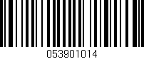 Código de barras (EAN, GTIN, SKU, ISBN): '053901014'