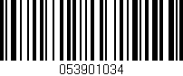 Código de barras (EAN, GTIN, SKU, ISBN): '053901034'