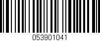 Código de barras (EAN, GTIN, SKU, ISBN): '053901041'