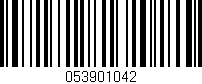 Código de barras (EAN, GTIN, SKU, ISBN): '053901042'
