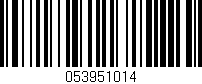 Código de barras (EAN, GTIN, SKU, ISBN): '053951014'