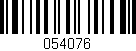 Código de barras (EAN, GTIN, SKU, ISBN): '054076'