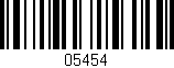 Código de barras (EAN, GTIN, SKU, ISBN): '05454'
