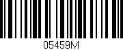 Código de barras (EAN, GTIN, SKU, ISBN): '05459M'