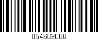 Código de barras (EAN, GTIN, SKU, ISBN): '054603006'