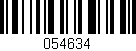 Código de barras (EAN, GTIN, SKU, ISBN): '054634'