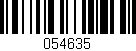 Código de barras (EAN, GTIN, SKU, ISBN): '054635'