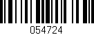 Código de barras (EAN, GTIN, SKU, ISBN): '054724'