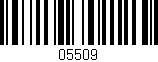 Código de barras (EAN, GTIN, SKU, ISBN): '05509'