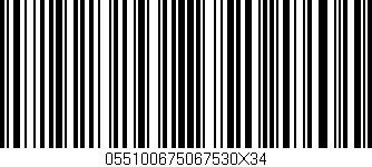 Código de barras (EAN, GTIN, SKU, ISBN): '055100675067530X34'