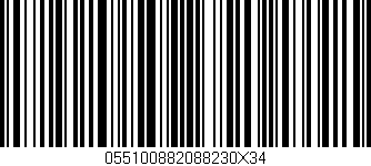 Código de barras (EAN, GTIN, SKU, ISBN): '055100882088230X34'