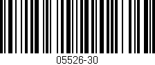 Código de barras (EAN, GTIN, SKU, ISBN): '05526-30'
