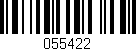 Código de barras (EAN, GTIN, SKU, ISBN): '055422'