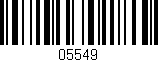 Código de barras (EAN, GTIN, SKU, ISBN): '05549'