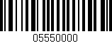 Código de barras (EAN, GTIN, SKU, ISBN): '05550000'