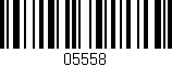 Código de barras (EAN, GTIN, SKU, ISBN): '05558'
