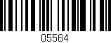 Código de barras (EAN, GTIN, SKU, ISBN): '05564'