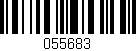 Código de barras (EAN, GTIN, SKU, ISBN): '055683'